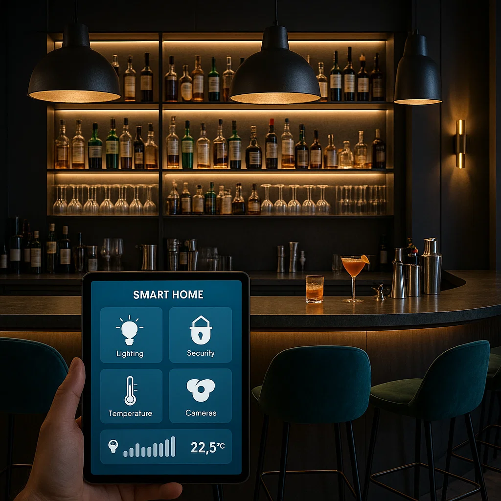Domotica automazione per Cocktail Bar